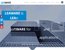 Tablet Screenshot of leaware.com